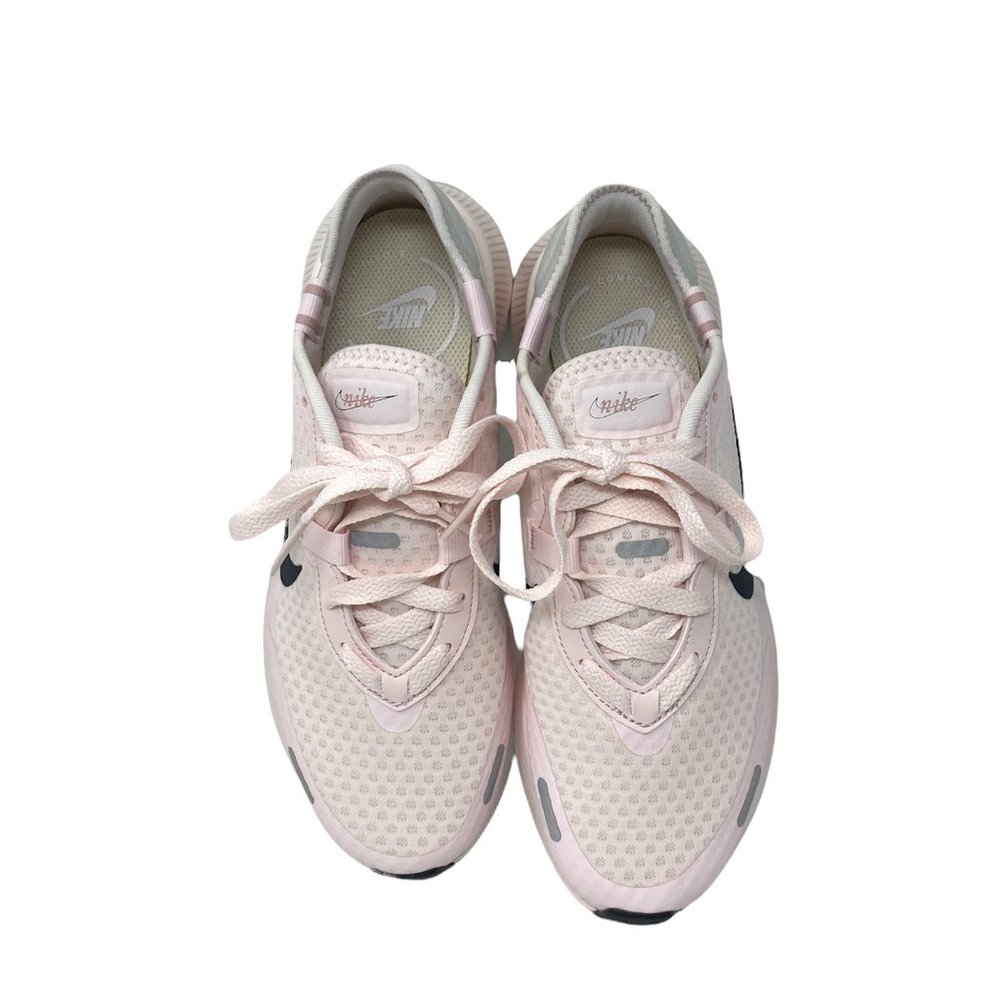 Nike Reposto Low Top Women Gray Light Pink Sneakers Running Mesh CZ5630 602 - Picture 8 of 11
